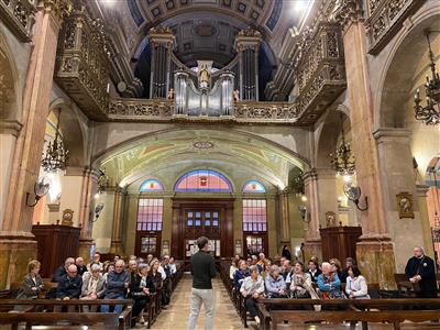 Visita de la parroquia de la Purísima Concepción de Sabadell.