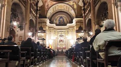 Centenars de persones celebren el Nadal amb l'Exèrcit a Barcelona