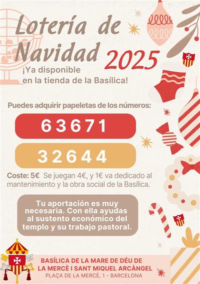 ¡Lotería de Navidad ya disponible!