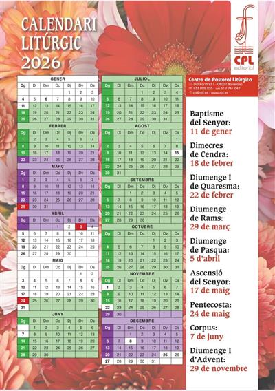 Calendario litúrgico