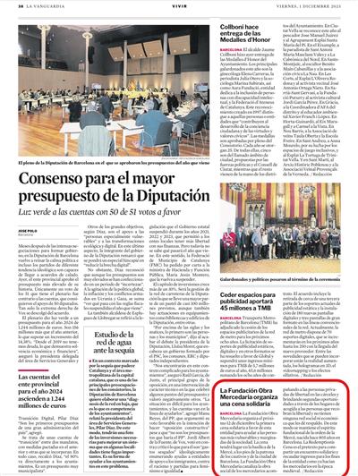 La Vanguardia se hace eco de la Cena Solidaria de la Fundación Obra Mercedaria